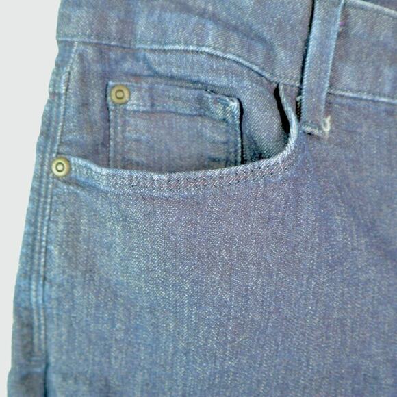 NYDJ Size 4 Ankle Skinny Jeans Dark Blue Wash Stretch Denim - Picture 4 of 9